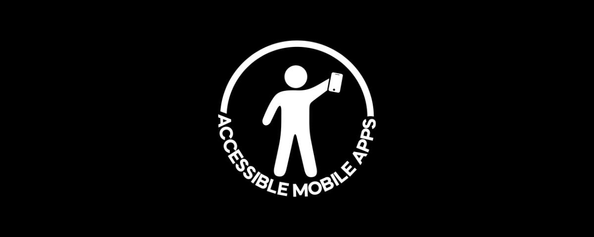 Logo of Accessible Mobile Apps with the company name next to it
